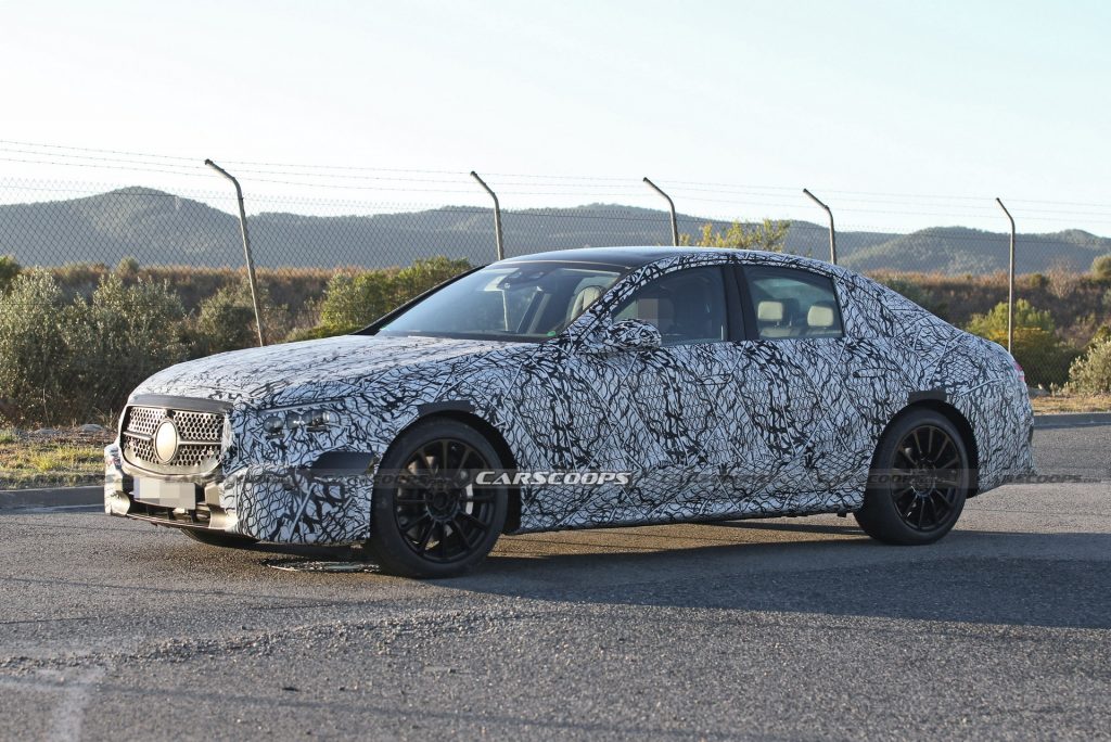 2024 Mercedes-Benz E-Class Makes Spy Debut Showing Evolutionary Styling ...