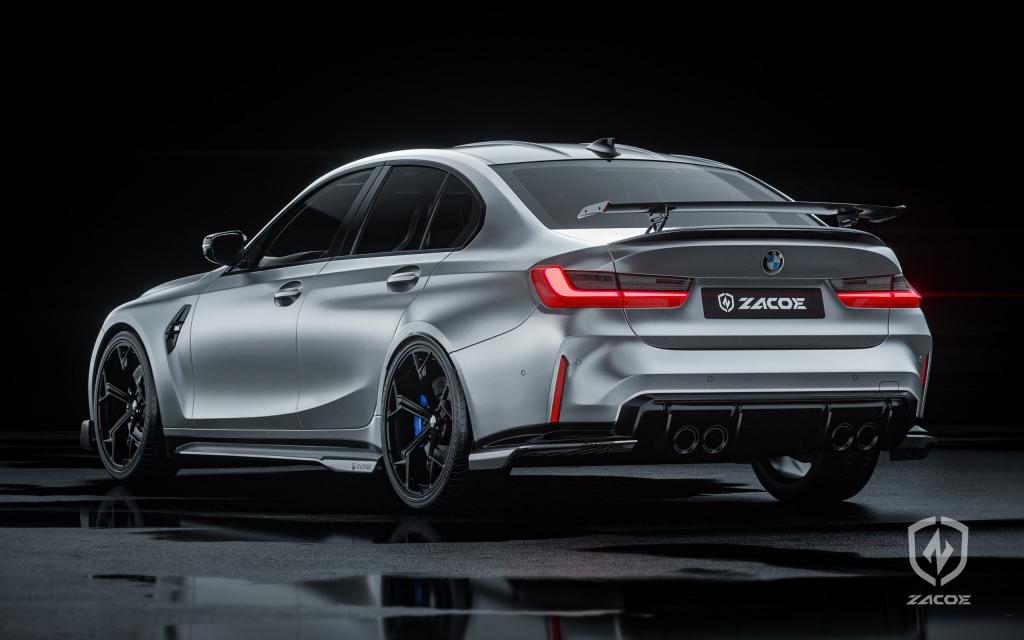 BMW M3 And M4 Get A Look-At-Me Makeover Body Kit From Zacoe | Carscoops