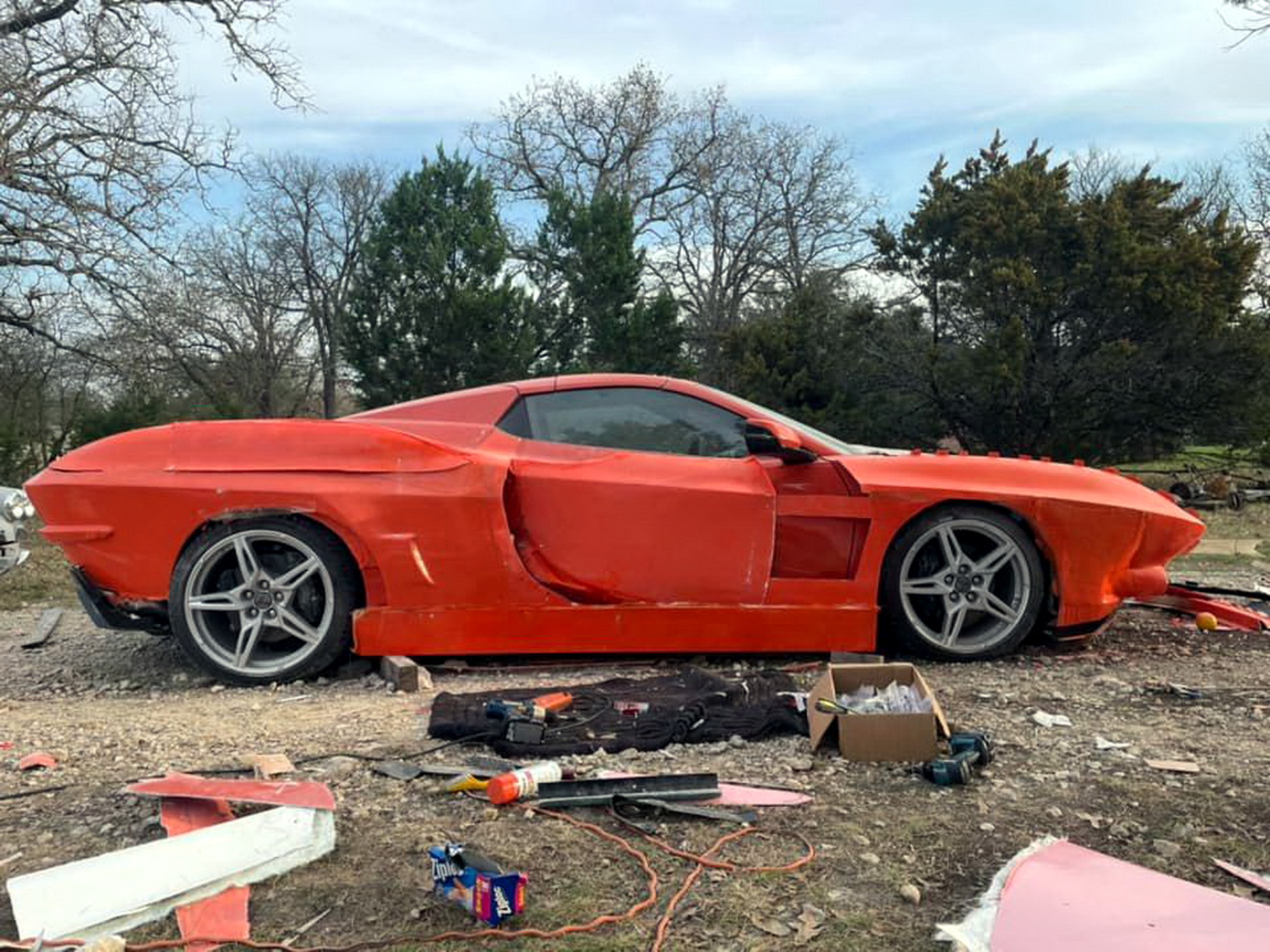 It Takes Some Balls To Chop A Brand New C8 Corvette And Make A C2 And ...