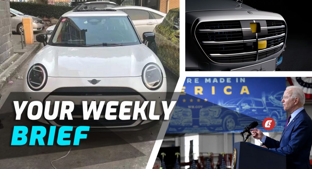  Federal Fleets Go EV, New Mini Leaked, And Merc Beats Tesla: Your Weekly Brief