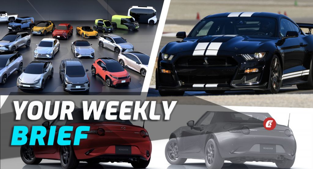  Massive Toyota And Lexus EV Reveal, Updated MX-5, And Stolen Mustangs: Your Weekly Brief