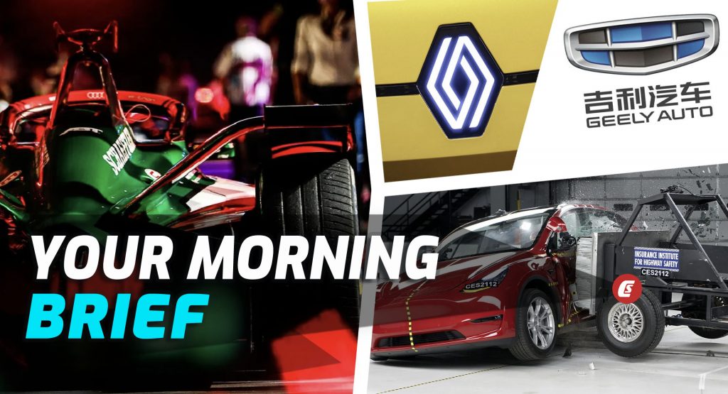  Audi Inches Closer To F1, Renault’s Potential Partnership With Geely, And Tesla’s Top Safety Pick Awards: Your Morning Brief