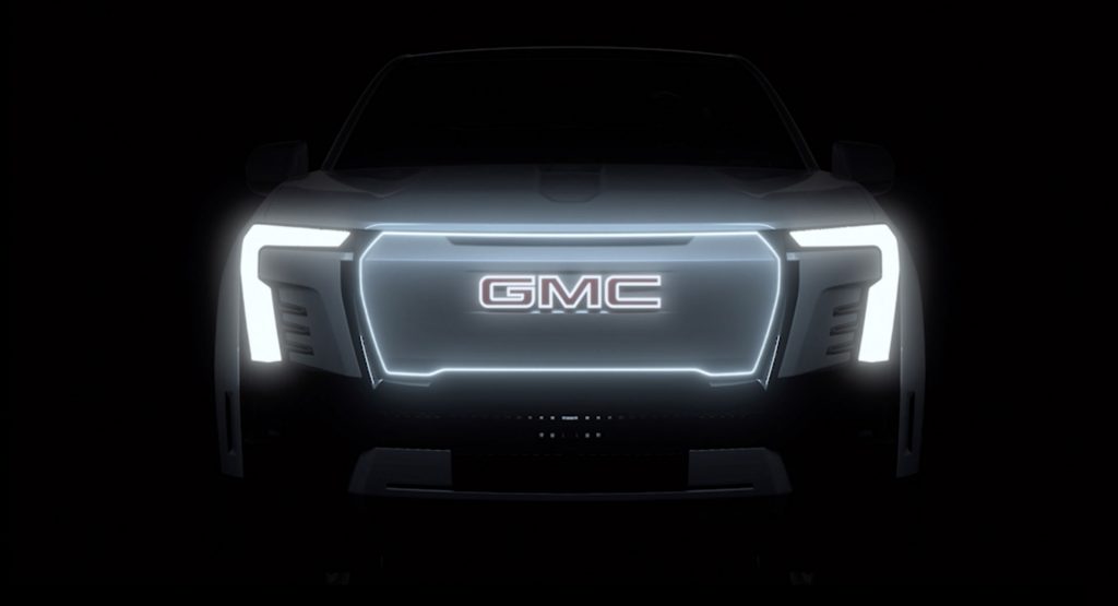  GMC Sierra Denali EV Teased, Will Be Unveiled Next Year