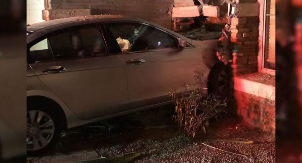  18-Year-Old Distracted By Vaping Slams Honda Accord Into House