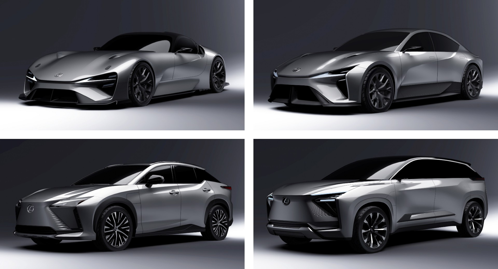Here are new pictures of Lexus's electric LFA successor