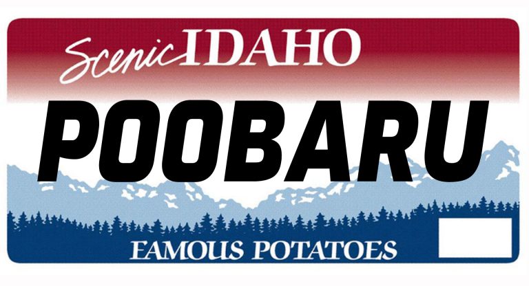 Idaho Vanity Plate Cost