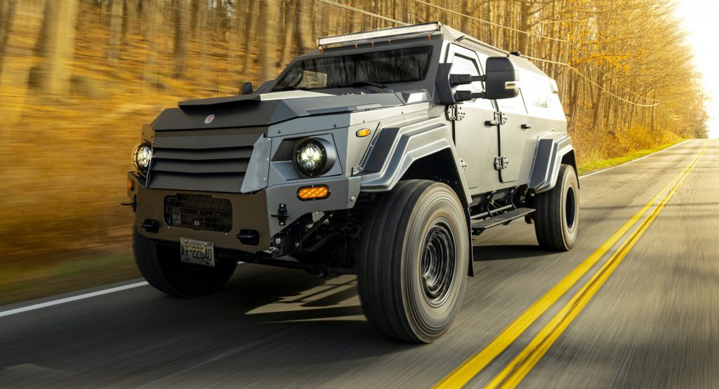  This Armored Terradyne Gurkha LAPV Eats Cadillac Escalades For Breakfast