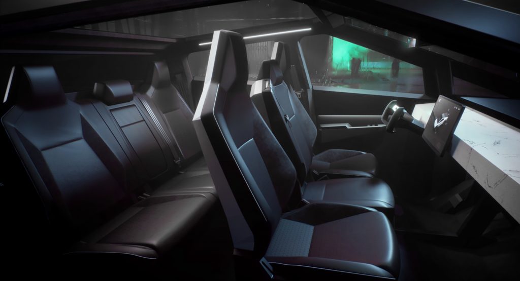  Tesla Cybertruck Patent Filing Hints At The Existence Of Folding Rear Seats