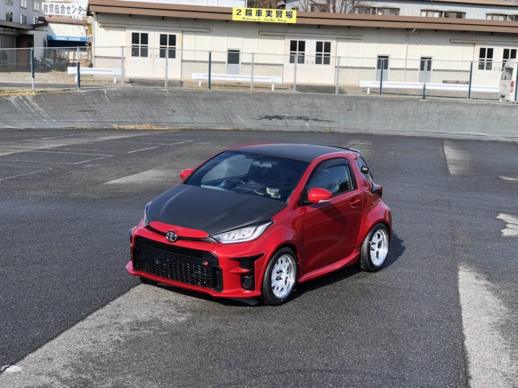 Toyota IQ Converted To A Mini GR Yaris With A Rear-Mounted Kawasaki ...