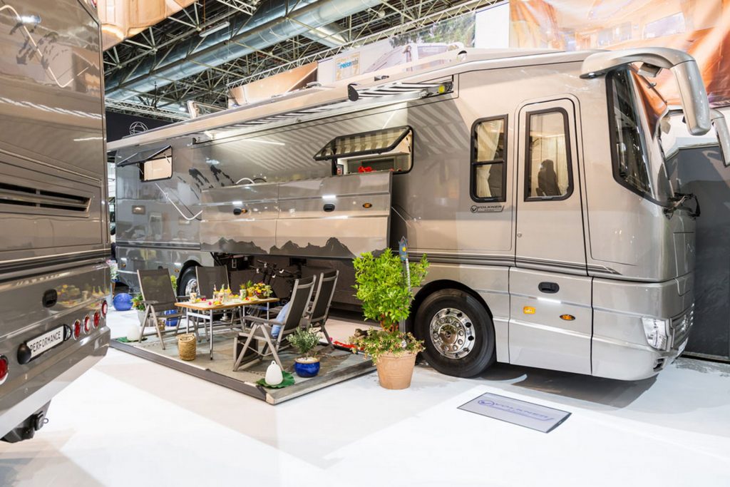 Volkner Mobil Luxury Motorhome Features a Built-In Garage Under