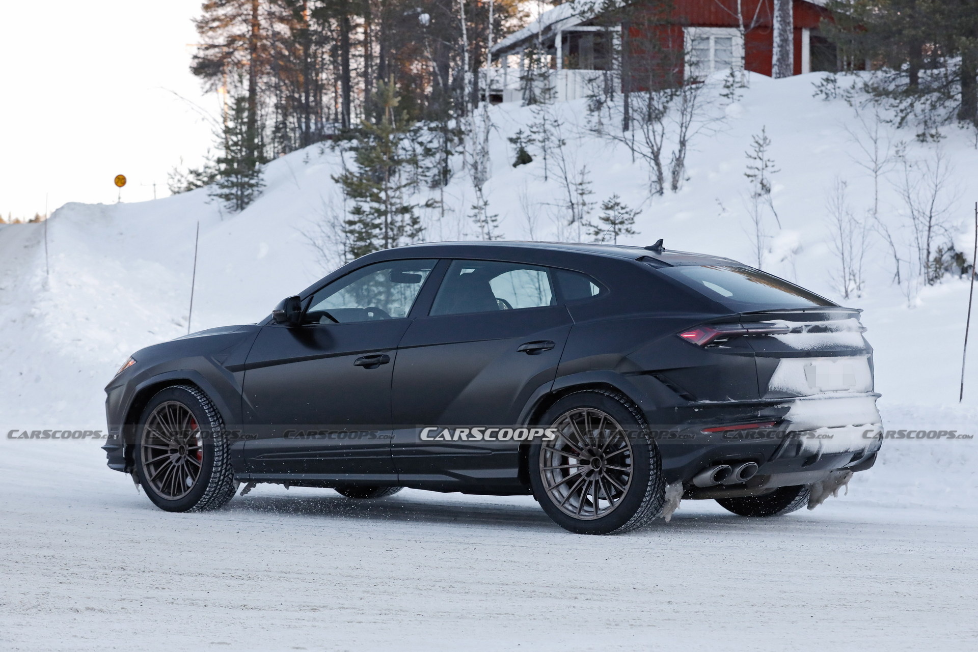 Matte Black 2023 Lamborghini Urus Evo Nabbed Without Camouflage | Carscoops