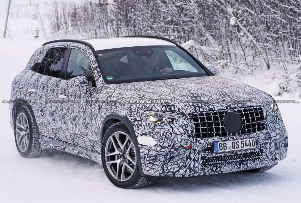 2023 Mercedes-AMG GLC 63 Spied As A High-Performance Plug-In Hybrid ...