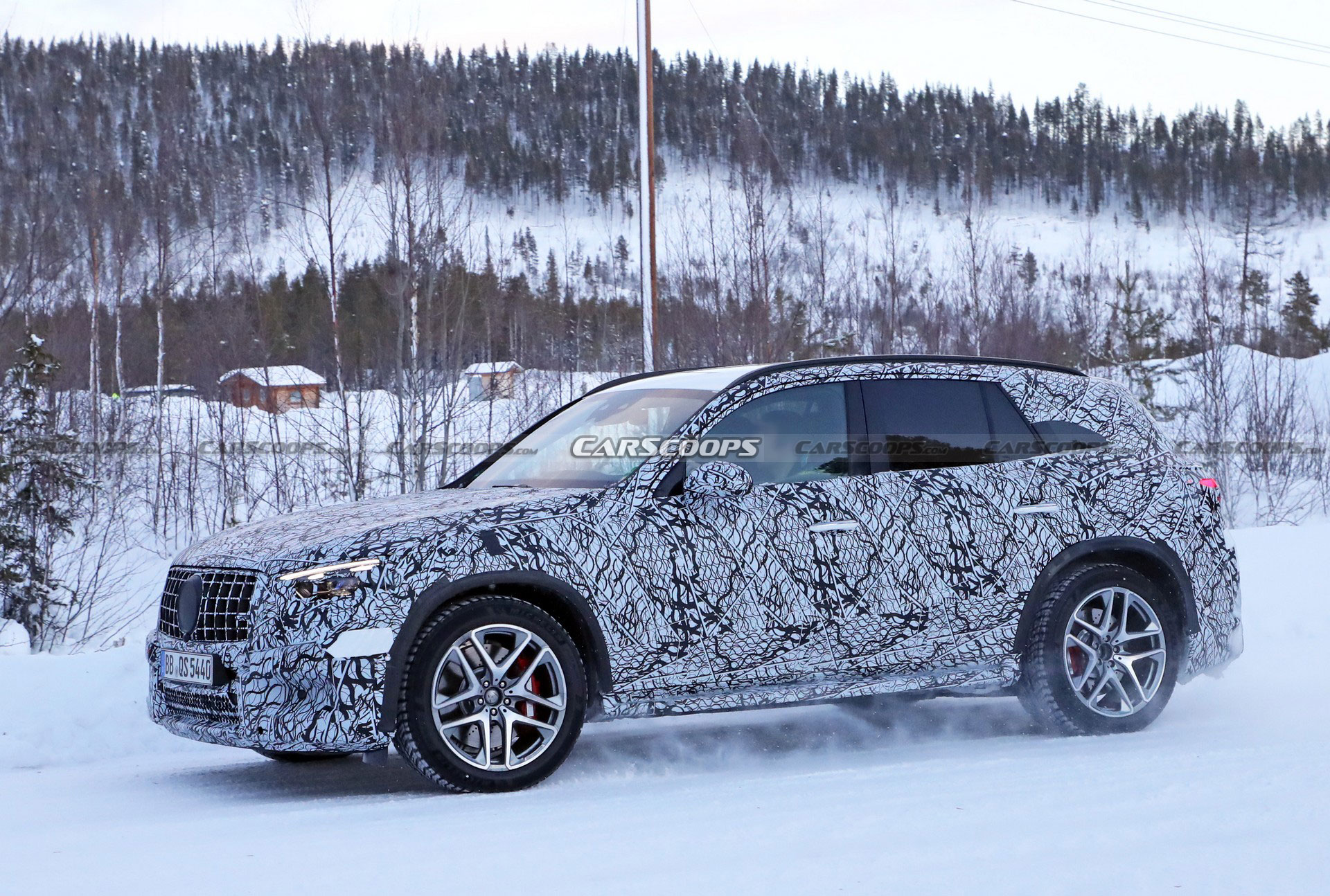 2023 Mercedes-amg Glc 63 Spied As A High-performance Plug-in Hybrid 