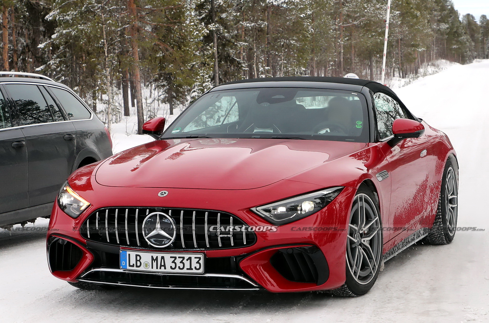 2023 MercedesAMG SL63 EPerformance Plugin Hybrid Spied Looking