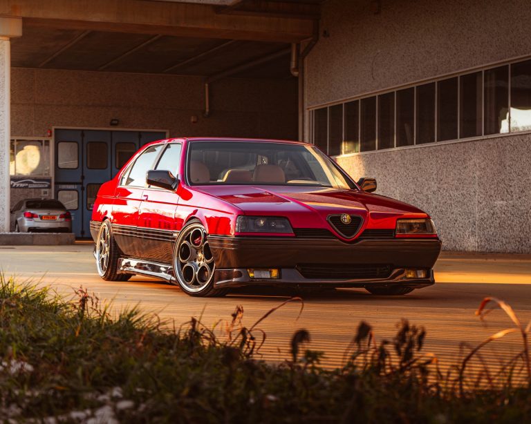 Alfa Romeo 164 Restomod Looks Gorgeous With Telephone-Dial Wheels And ...