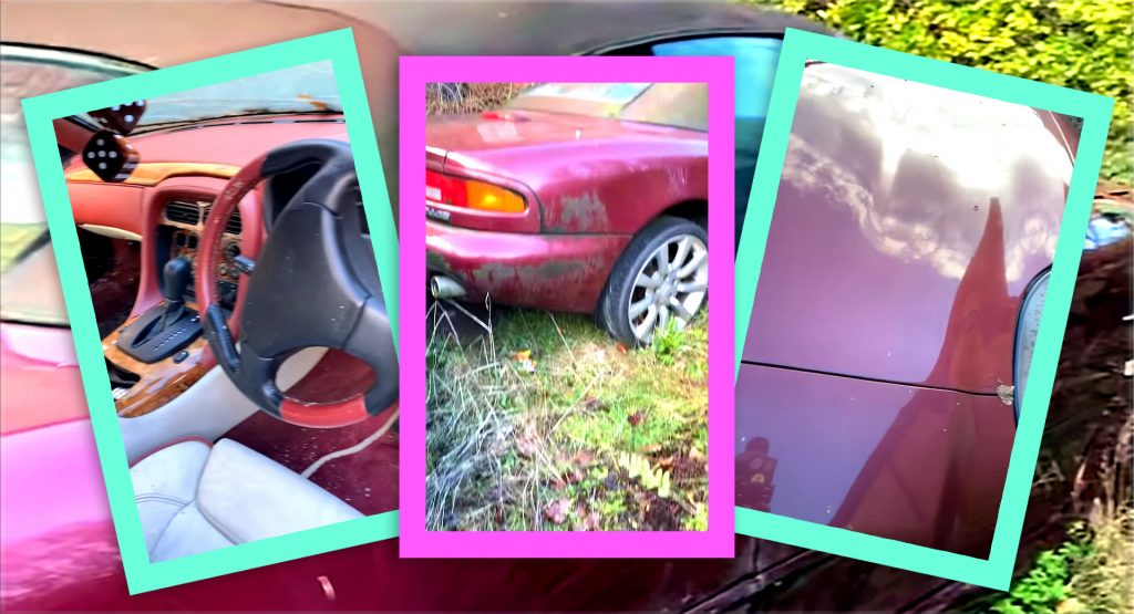  Abandoned V12 Aston Martin DB7 Vantage Volante Is A Pretty Sad Sight