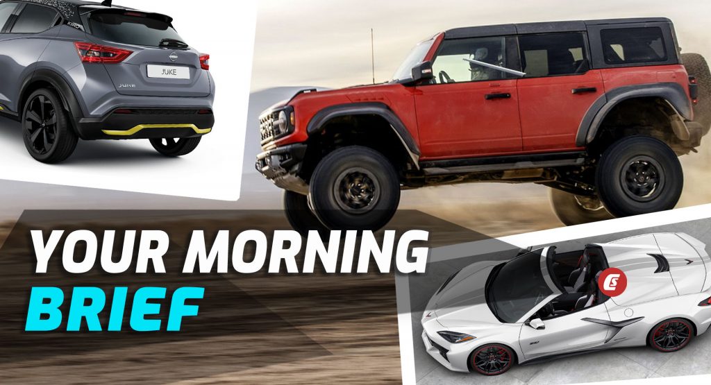  Ford Bronco Raptor, 70th Anniversary Corvette, And A Nissan Juke For The Batman: Your Morning Brief