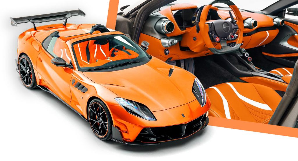  Mansory’s Very Orange Ferrari 812 Stallone GTS Is Built To Shock You