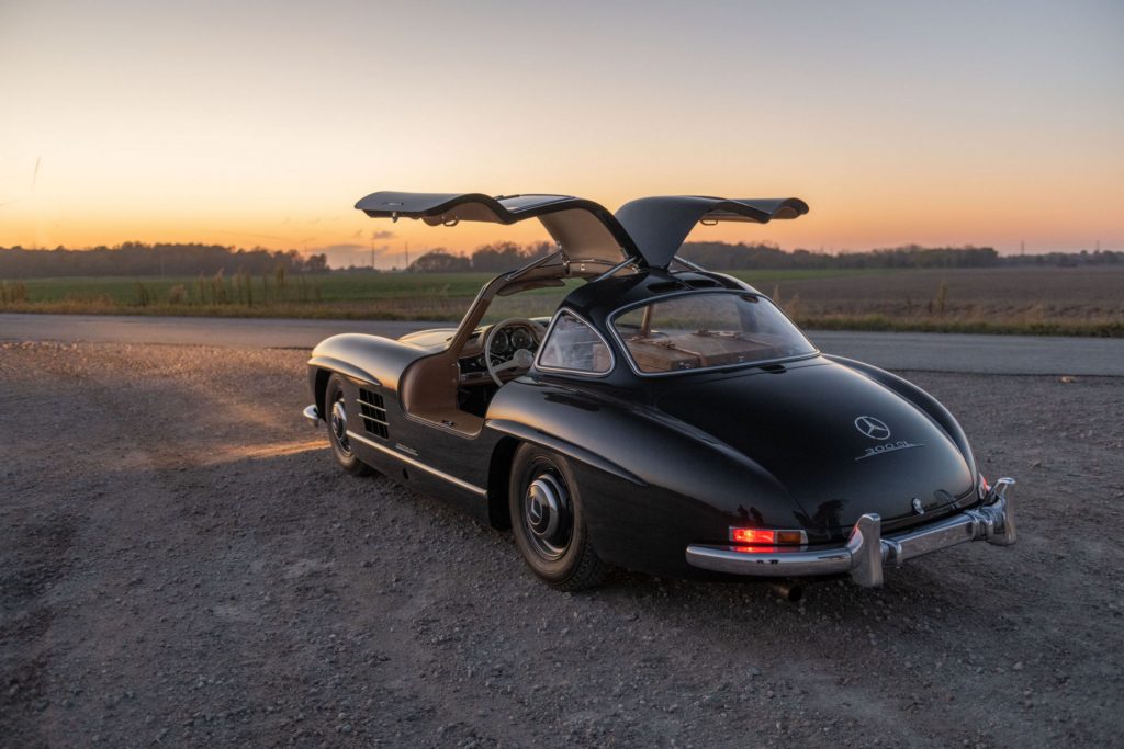 One Of Two 1955 Mercedes-Benz 300 SL Gullwings In “Dunkelgrau