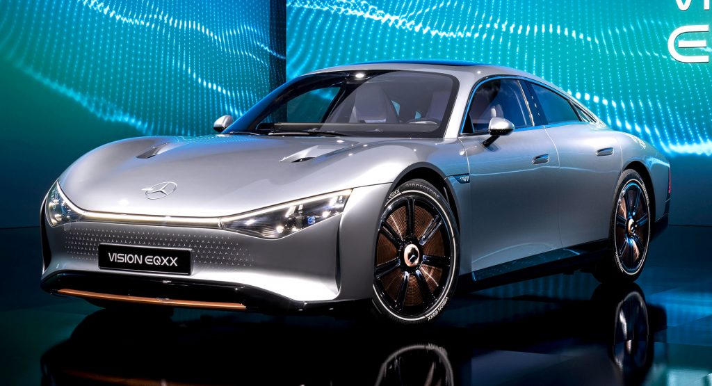  Mercedes EQXX Concept Has A 47.5-Inch 8K Touchscreen, 621 Miles Range And A Floor Made From Used Diapers