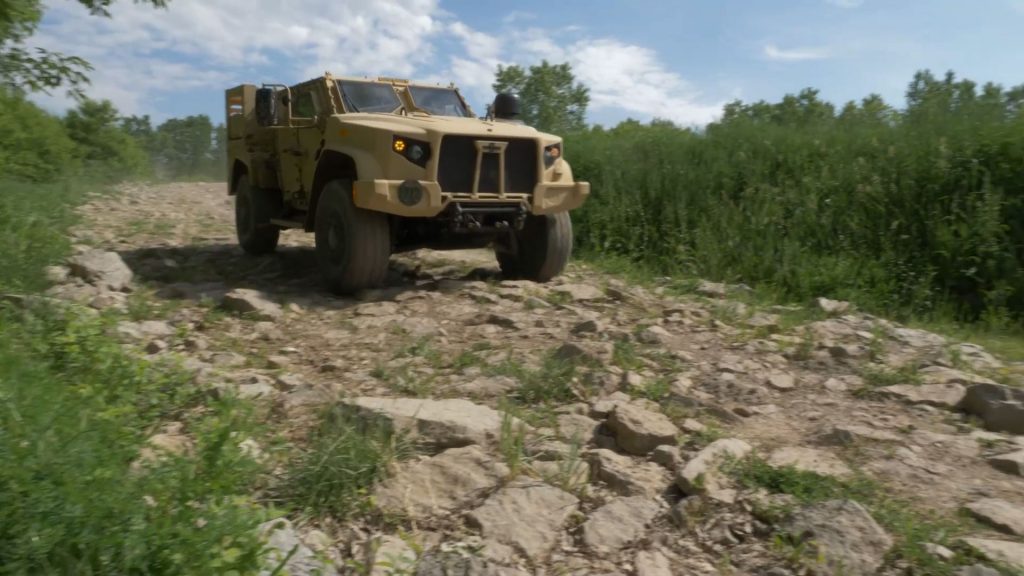 Oshkosh Defense Unveils Hybrid Electric Joint Light Tactical Vehicle