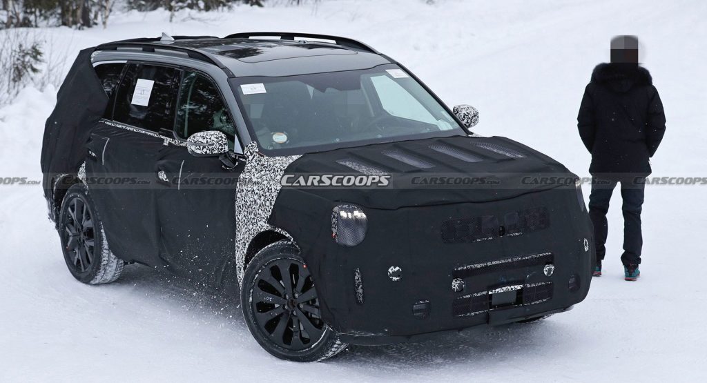  2023 Kia Telluride Spied With New Headlights And An Updated Grille