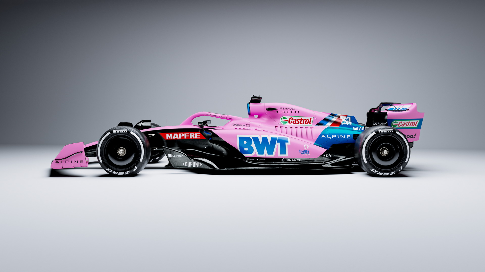 2022 Alpine A522 Brings Pink Back Into F1 With A Twist | Carscoops