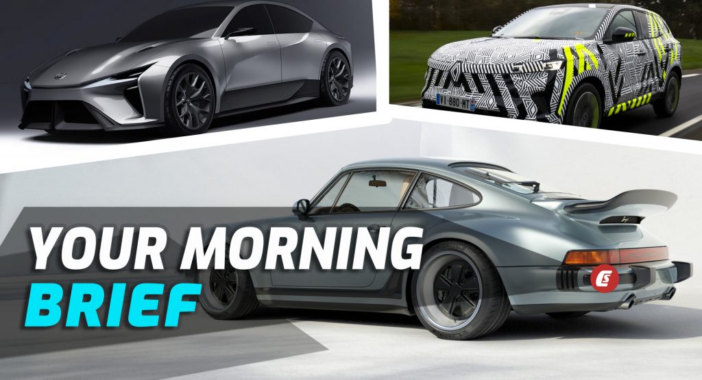  Singer’s First-Ever 911 Turbo, EV Lexus Sedan Concept, And Renault Austral Teased: Your Morning Brief