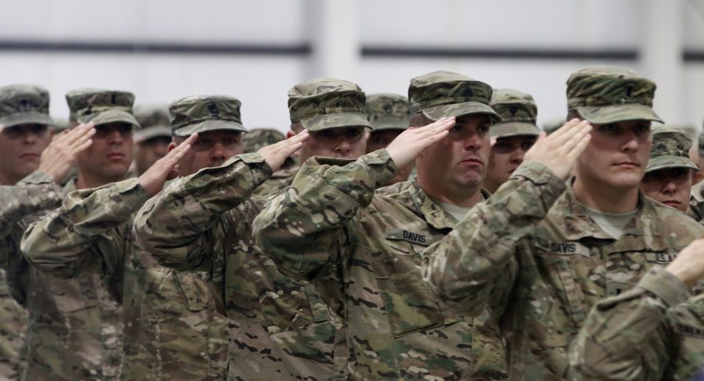  U.S. National Guard Primed For Action As Freedom Convoy Truckers Near Washington D.C.