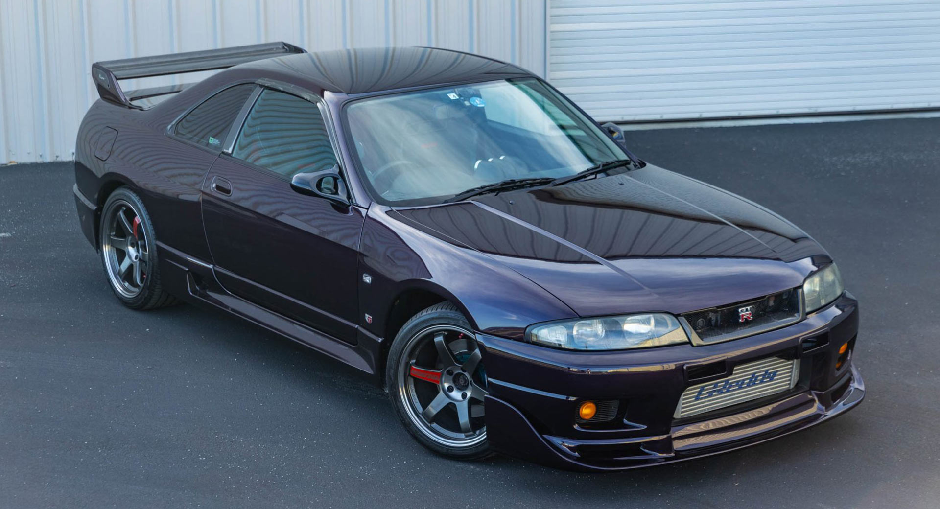 Time To Find Out How Much This Midnight Purple Nissan R33 Skyline Gt R V Spec Is Worth Carscoops