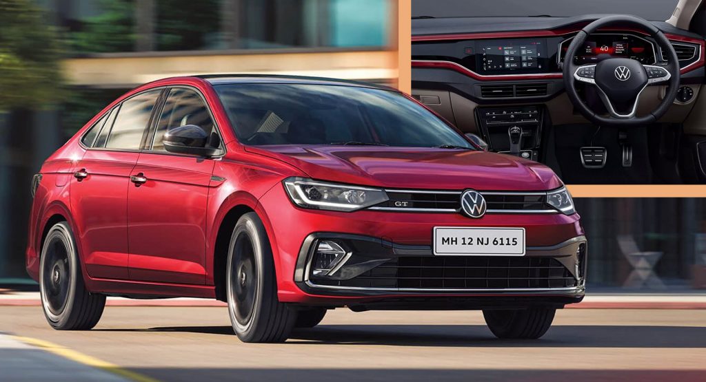  VW Virtus Facelift Debuts In India With Upmarket Styling, Two Engine Options