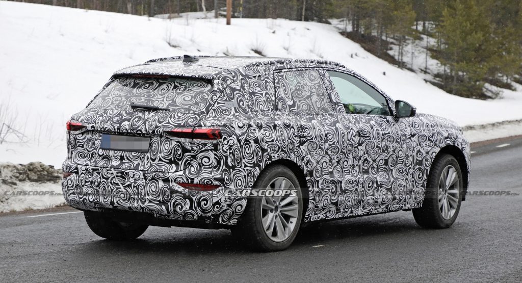 2024 Audi Q6 e-tron Front End Completely Uncovered In Latest Spy Shots ...