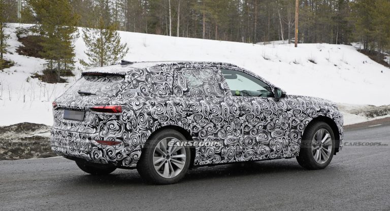 2024 Audi Q6 e-tron Front End Completely Uncovered In Latest Spy Shots ...