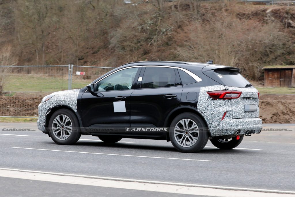 Ford Kuga Escape Facelift Spied Alongside The Current Model Carscoops