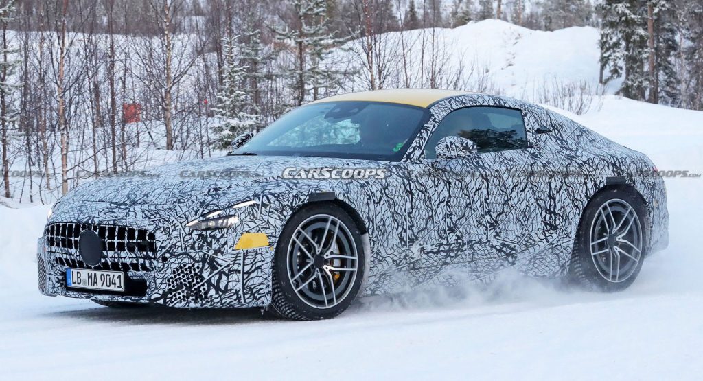  2023 Mercedes-AMG GT Continues Cold Weather Testing, Should Have All-Wheel Drive And At Least 577 HP