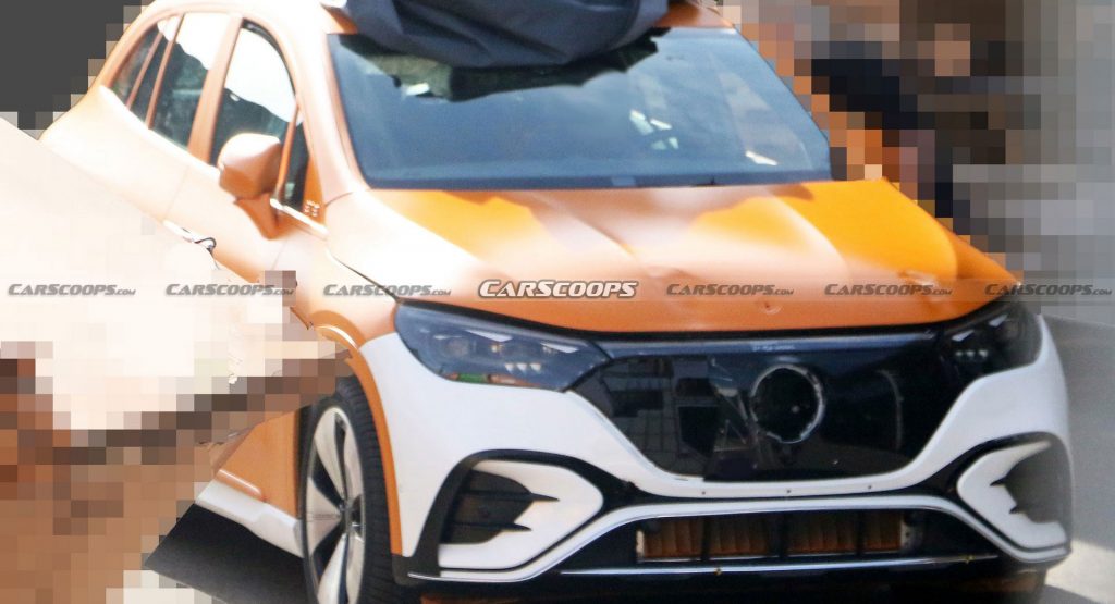  2023 Mercedes EQE SUV Spied Undisguised, Will Go Into Production Later This Year