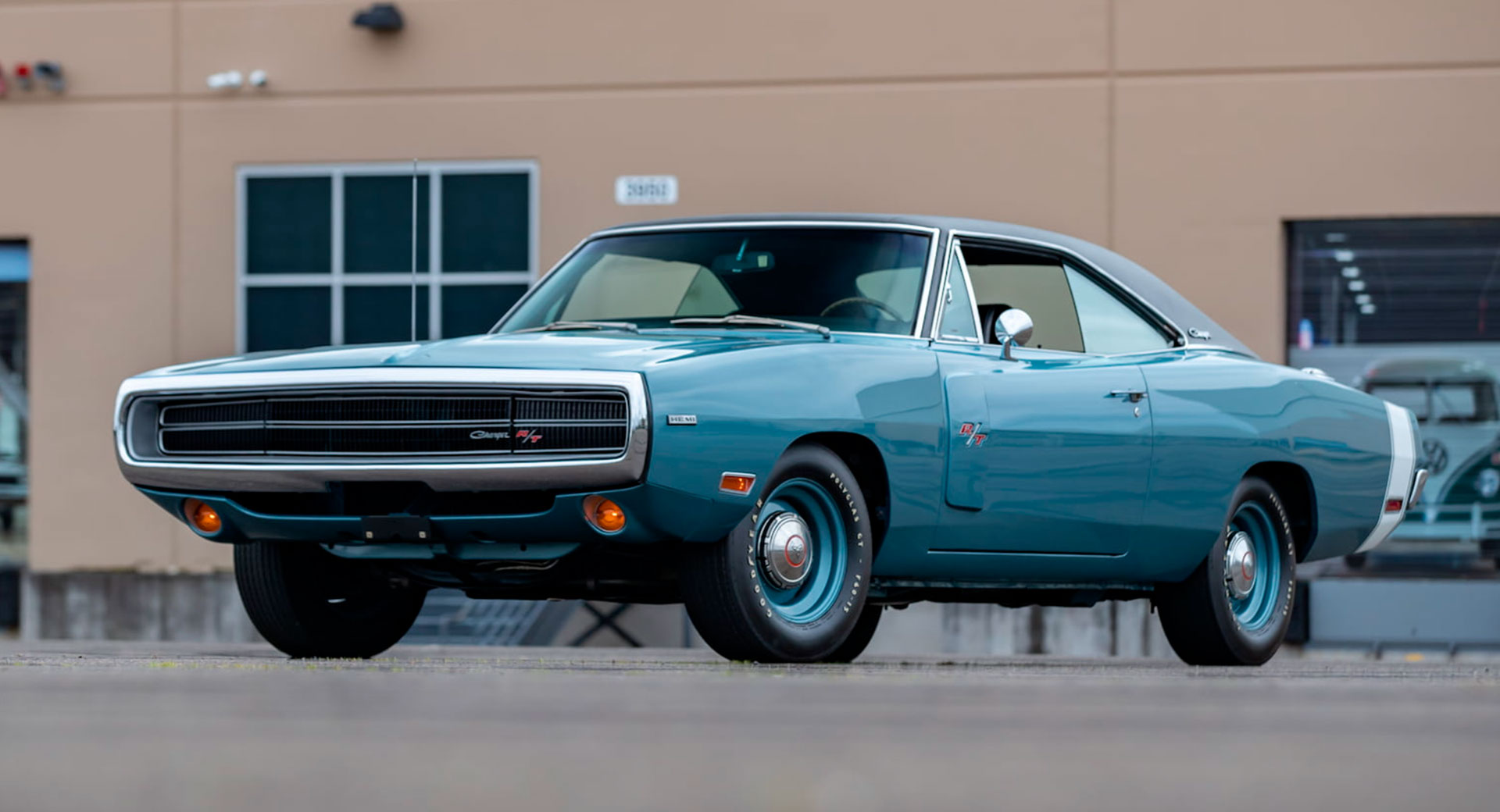 This Is The Only 1970 Dodge Charger Hemi R/T Painted In Light Blue |  Carscoops