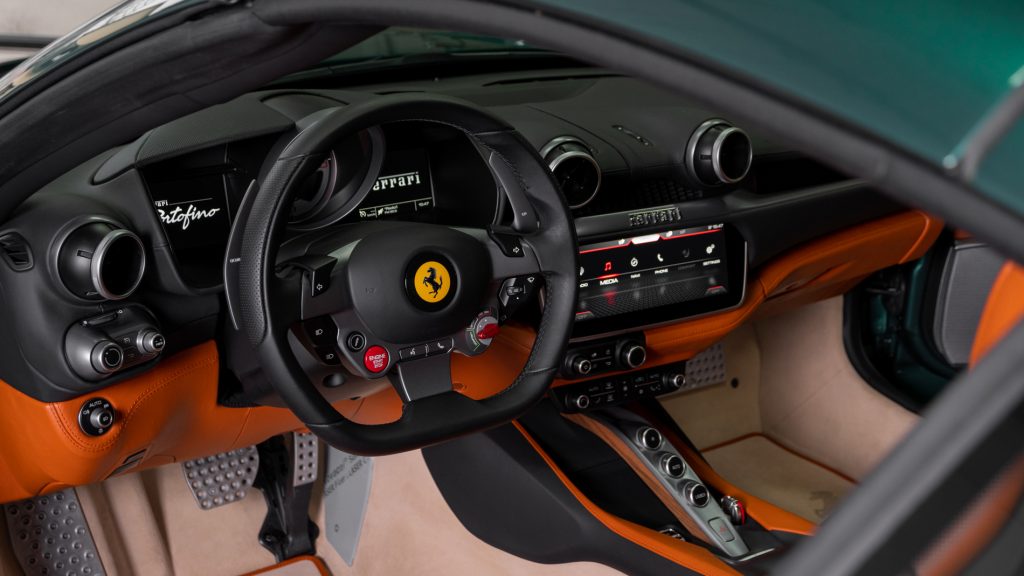 This Tailor Made Ferrari Portofino Makes Green And Orange Look