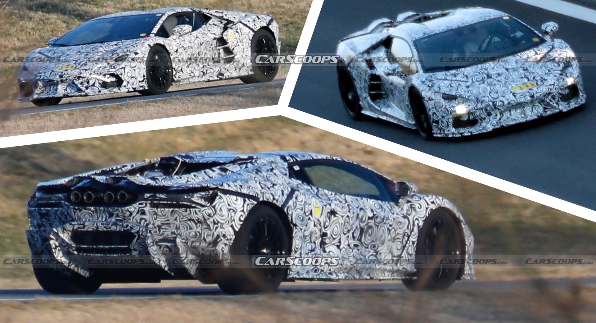 2024 Lamborghini Aventador Hybrid Successor Reveals Sharp Production Body  In Latest Spy Shots | Carscoops