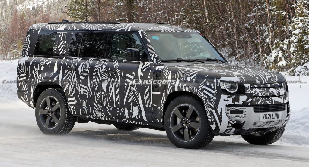  Land Rover’s Longer Defender 130 Spied Testing In The Snow