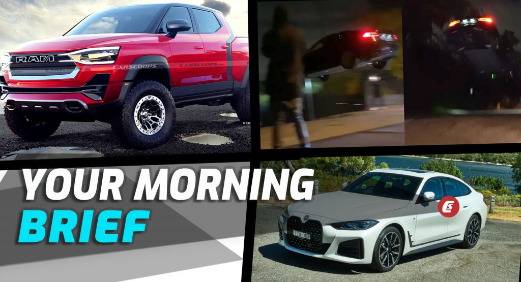  RAM 1500 Rendered, BMW 4-Series Driven, And Flying Tesla: Your Morning Brief