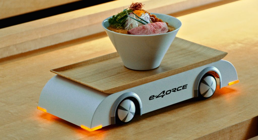  Nissan Uses Ariya’s e-4ORCE Technology To Deliver Ramen Bowls Without Spills