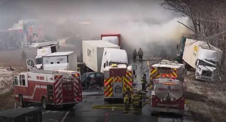 Three Killed And Many Injured In Devastating 50-Vehicle Pennsylvania ...