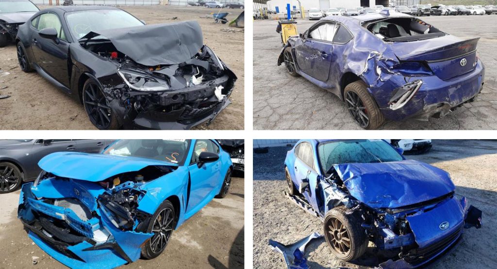  Crashed 2022 Toyota GR 86s Are Starting To Pile Up At Copart