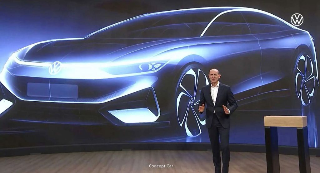  Get A Glimpse Of VW’s ‘Aero B’ Electric Sedan That’s Coming In 2023