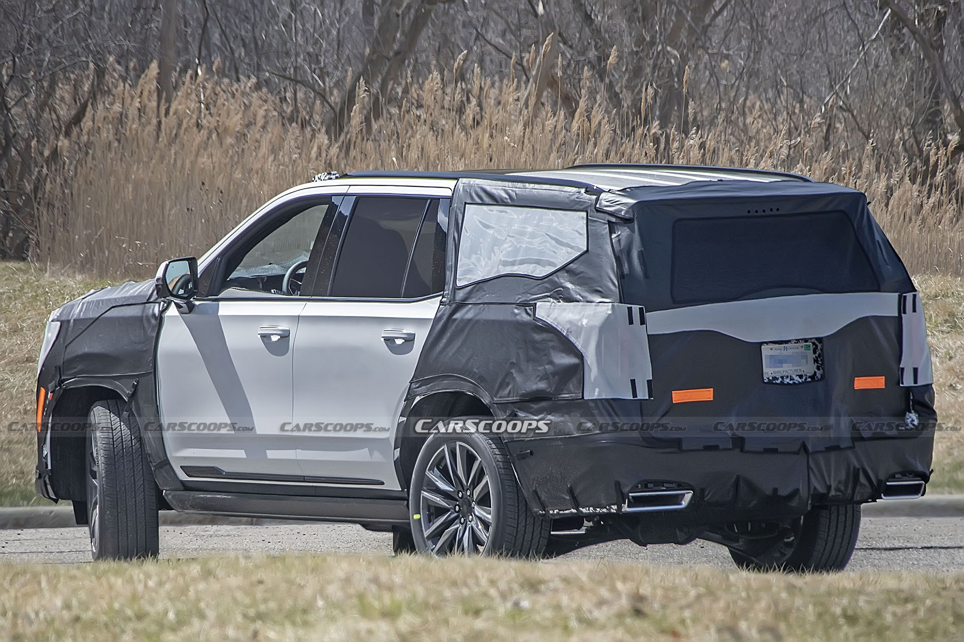 2024 Cadillac Escalade Facelift Tries To Hide Styling Tweaks In New Spy