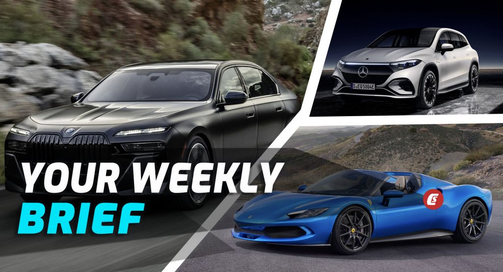  2023 BMW 7-Series & i7, 2023 Ferrari 296 GTS, And Mercedes EQS SUV: Your Weekly Brief