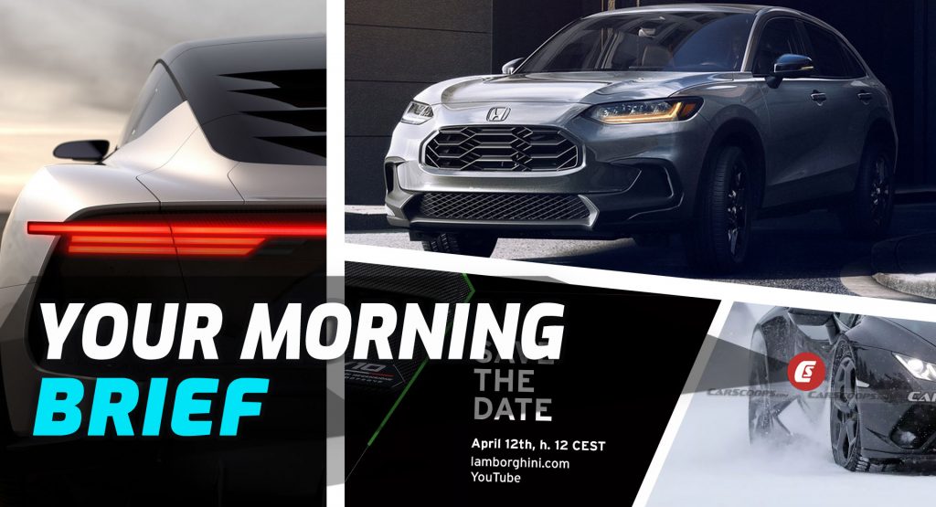  2023 Honda HR-V, DeLorean EVolved Teaser, And Lamborghini Huracan Tecnica Launch Date: Your Morning Brief