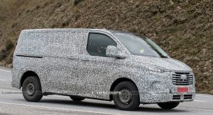 2024 Ford Transit Custom Spied With Production Body | Carscoops