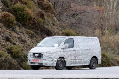 2024 Ford Transit Custom Spied With Production Body | Carscoops